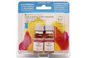 LorAnn Blue Raspberry SS Flavor, 1 dram bottle (.0125 fl oz - 3.7 ml - 1 teaspoon) - 2 Pack