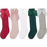 BQUBO Baby Knee High Sock Toddler Girl Dress Socks Baby Knit Stocking Cotton Infant Girls Socks