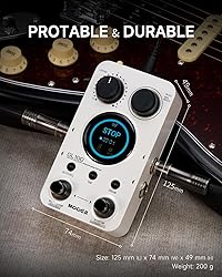 MOOER GL100 Looper Pedal Drum Machine, 2 in 1 Drum
