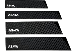 Asaya Professional Knife Edge Guards -Universal Blade Covers - Extra Strength, ABS Plastic and BPA-Free Felt Lining, Non-Toxi