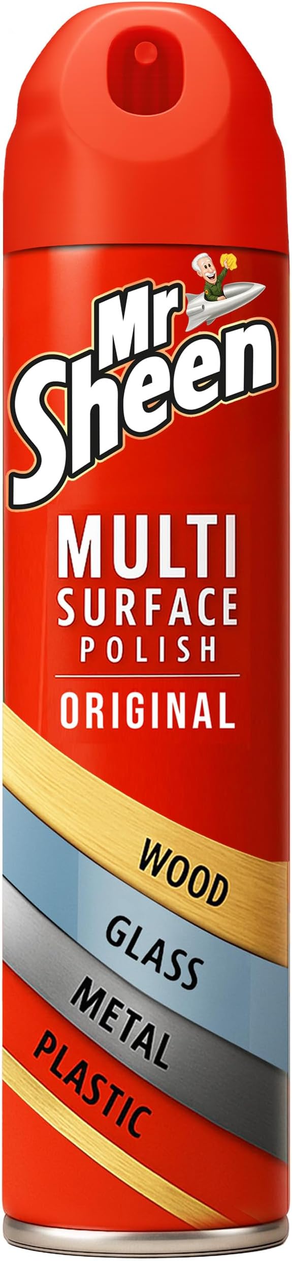 Mr Sheen Multi Surface Polish Spray Original 250ml Wood Plastic Glass Metal