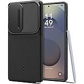 Spigen Optik Armor Designed for Galaxy S25 Ultra Case (2025) [No Magnet Ring], [Military-Grade Protection] - Black | Designed for, 2025, No Magnet Ring