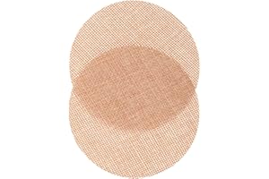 HOMSFOU 2pcs 7 Inch Lampshade Diffuser: Fabric Lamp Shade Replacement Cover for Ceiling Fan & Spotlights - Cloth Lamp Shade Light Softener for Home Lighting (Light Brown)