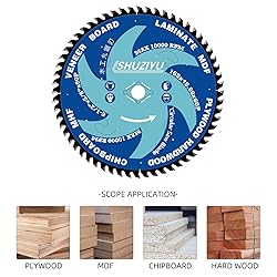 LSHUZIYU 6-1/2" (165MM)-60T, Wood Working Circular