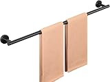 SAYAYO Towel Rail Wall Mounted Black SUS304 32 Inch 80cm Bath Towel Bar