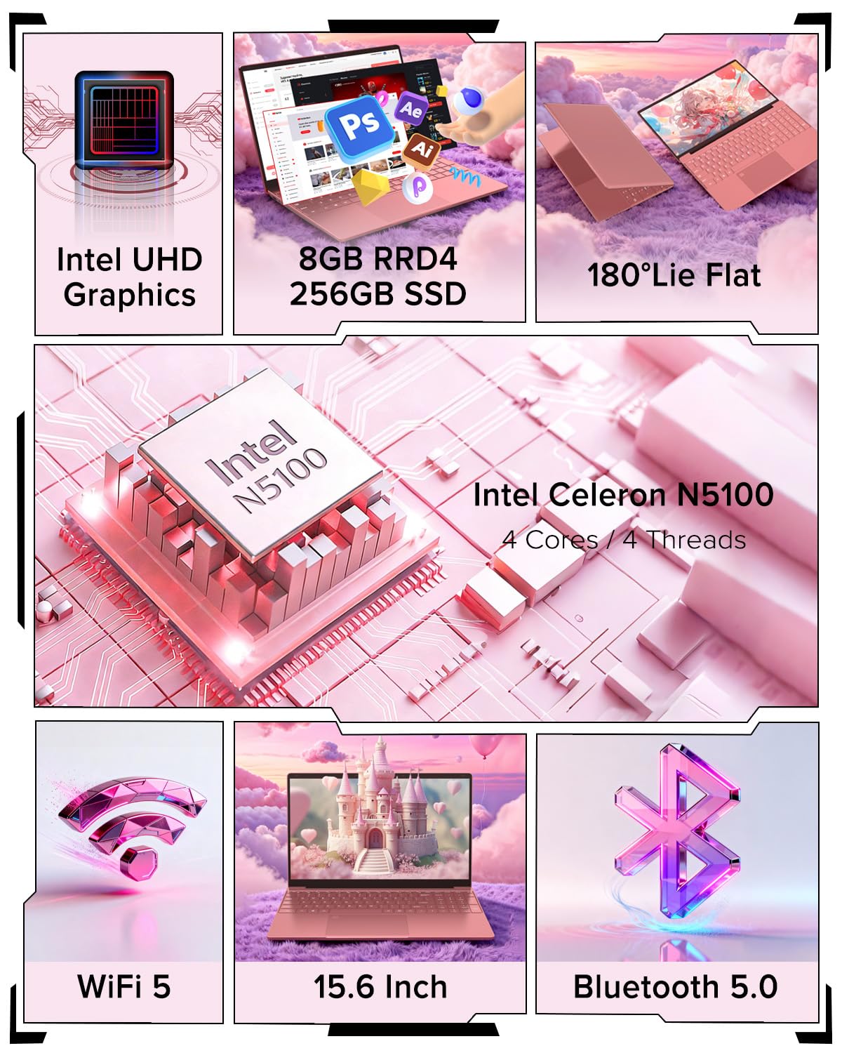 2026 Latest Laptop Computer Notebook,15.6