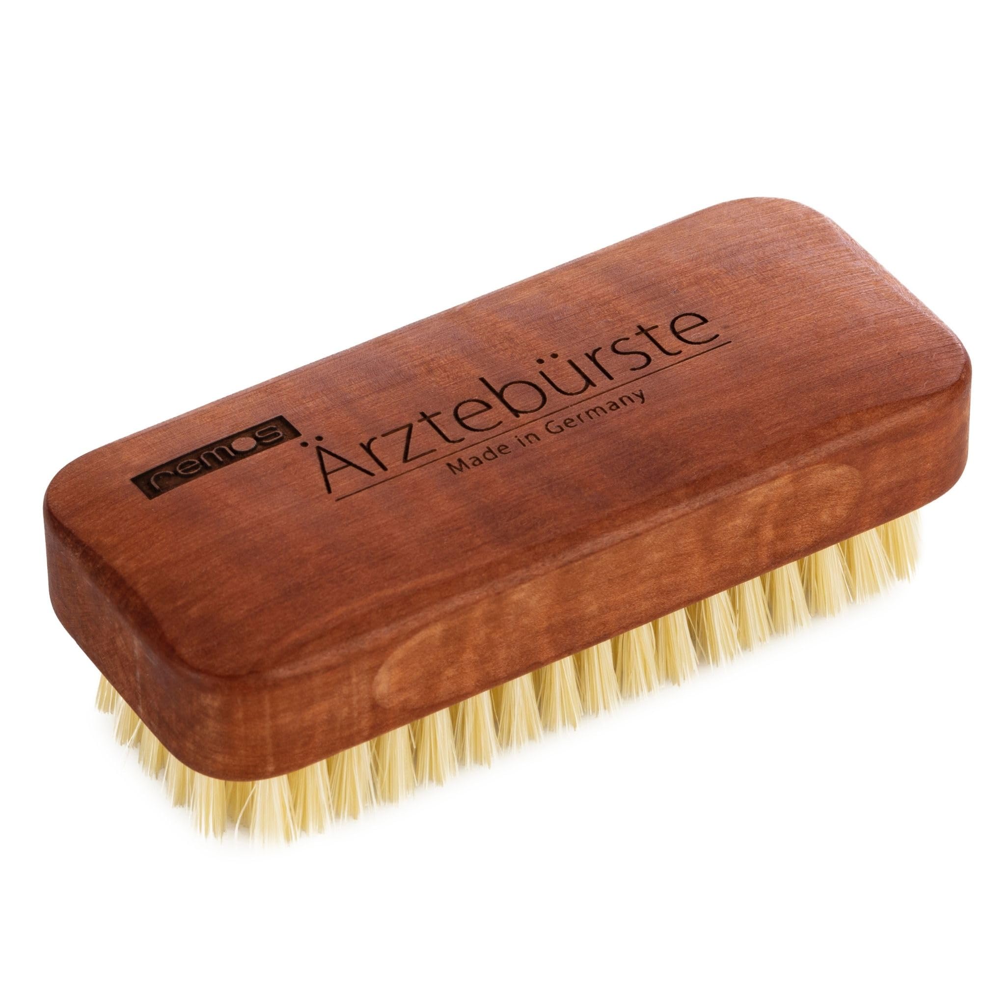 REMOS "Doctor's Hand Brush" with natural bristles made of local pear wood