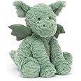 Jellycat Fuddlewuddle Dragon Stuffed Animal, 9 inches | Mythical Plush Toy | Classic Children's Gift