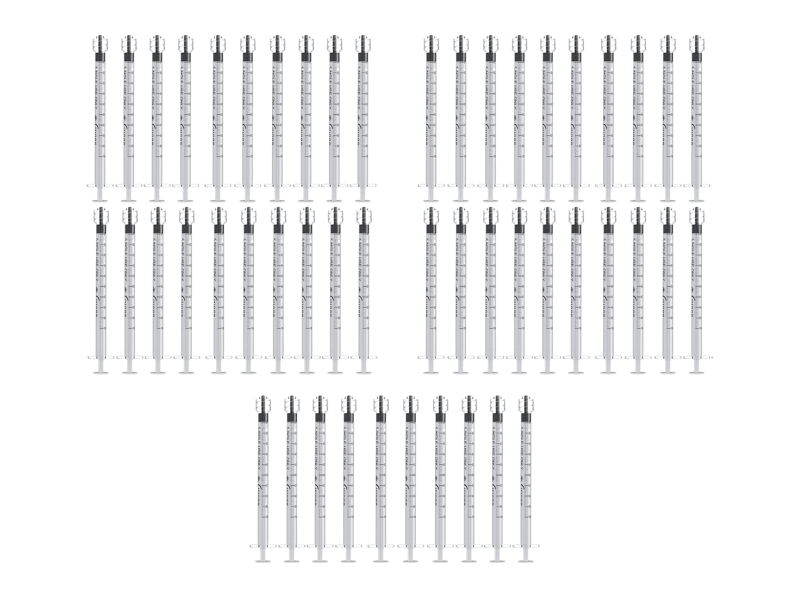 Ciringe 1 ml Lock Syringe - Pack of 50 — image 1