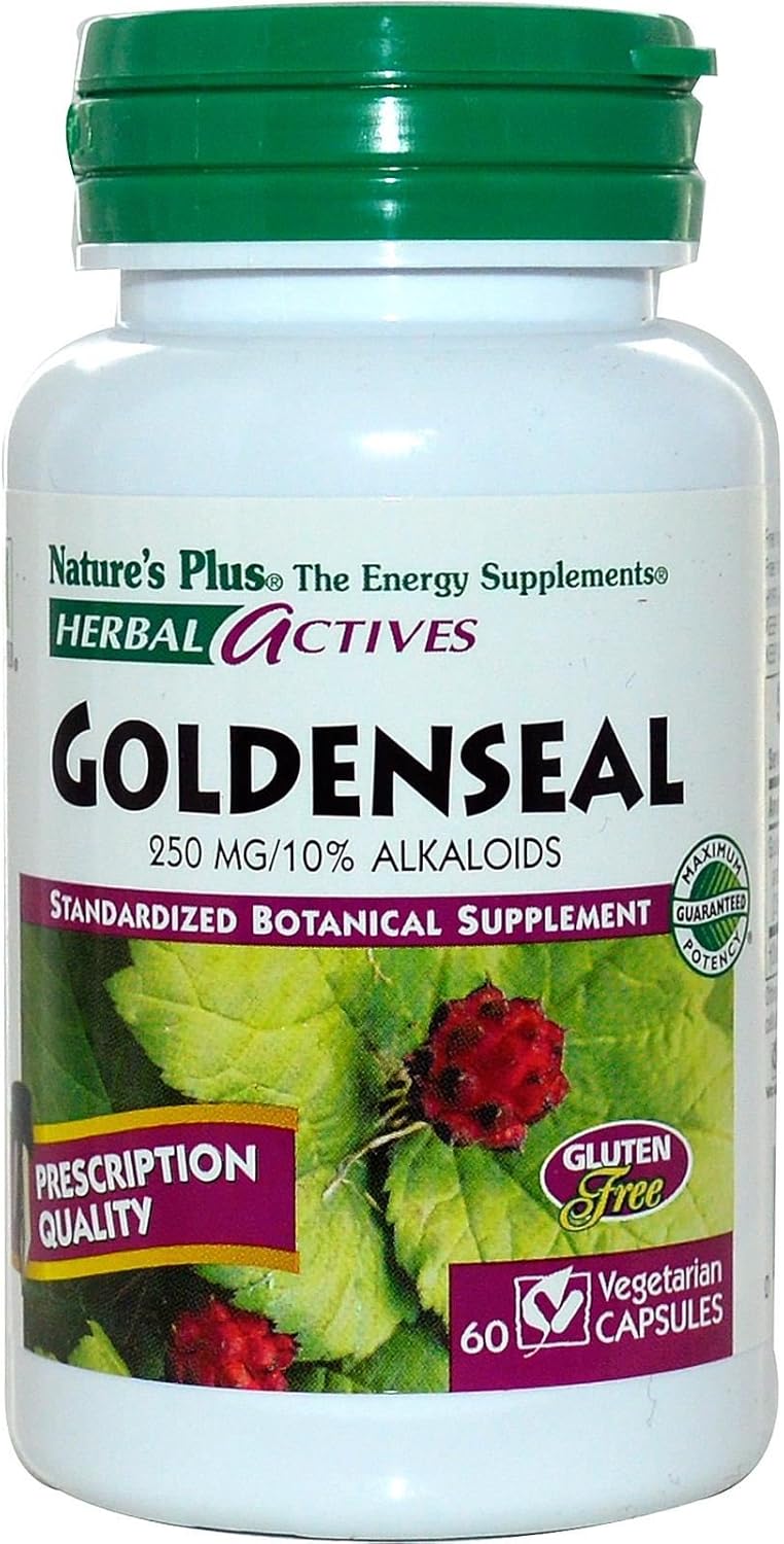 Goldenseal Extract 250mg Nature's Plus 60 Caps Health