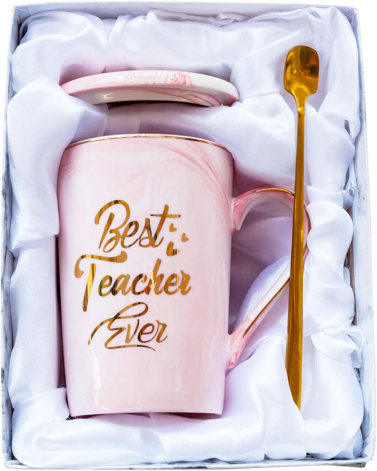Amazon Com Mugpie Teacher Gifts Best Teacher Ever Coffee Mug Teacher Appreciation Gifts For Women Female Friend Birthday Christmas Graduation Gifts For Preschool High School College Teacher Kitchen Dining