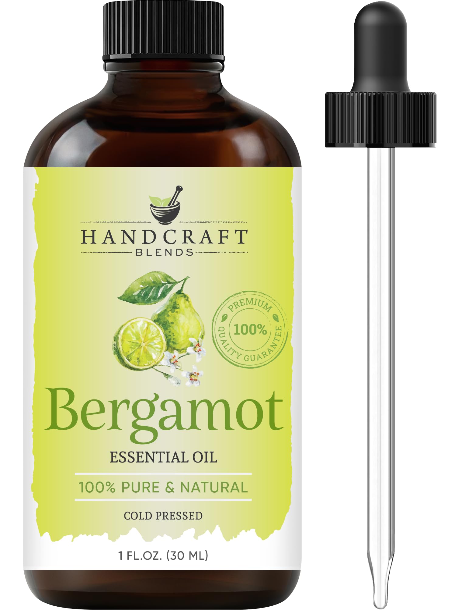 Handcraft Blends Bergamot Essential Oil – 1 Fl Oz