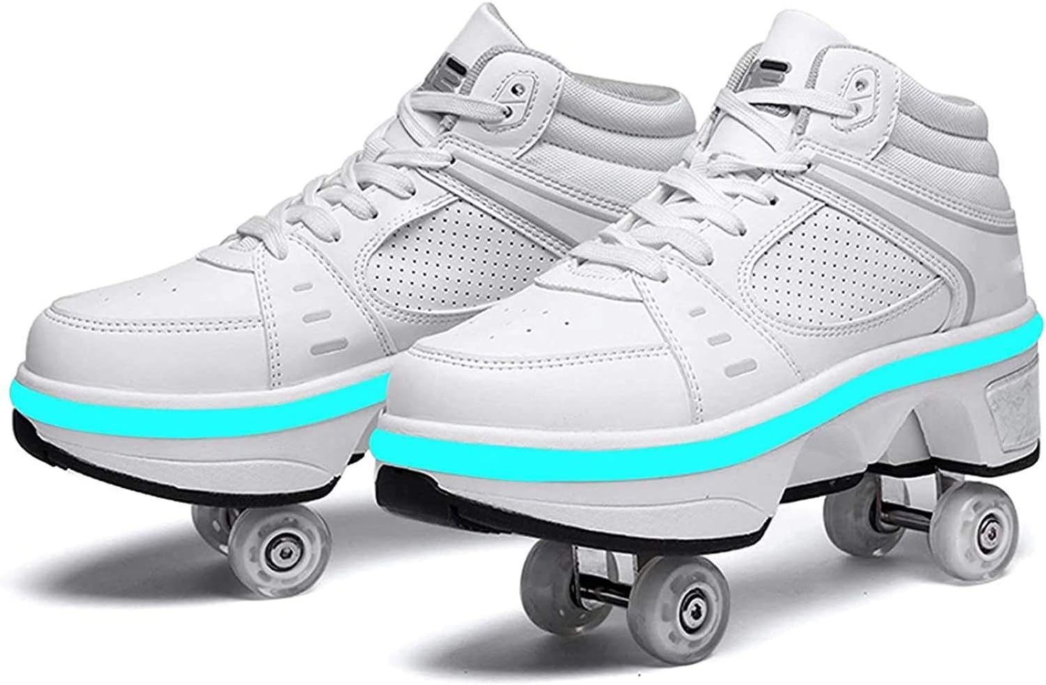 MYDFG Patins A roulettes,Rollers en Ligne pour Enfants,Rollers Quad