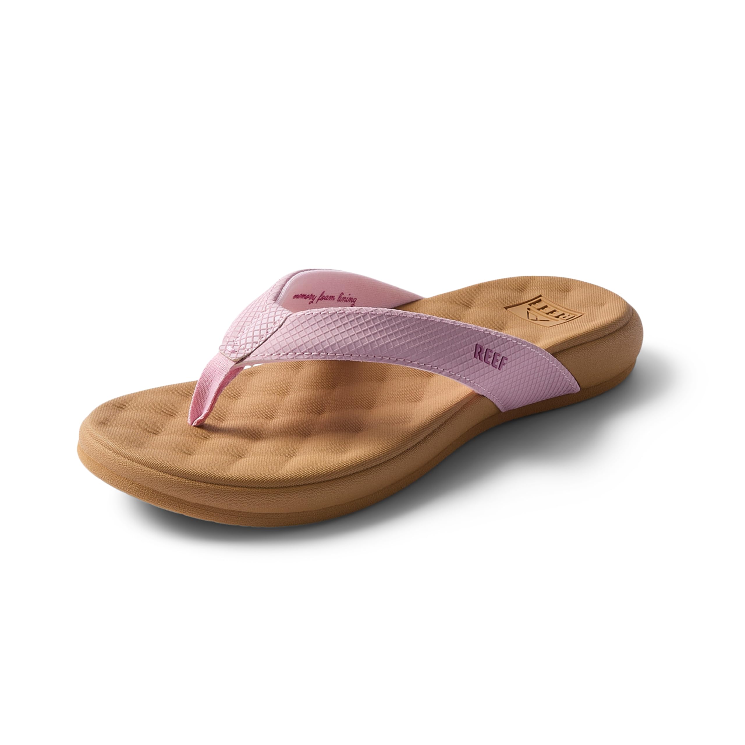 Photo 1 of **Pic is for reference color is all brown***Reef Women's Cushion Melody Flip-Flop, Cameo Rose, 9