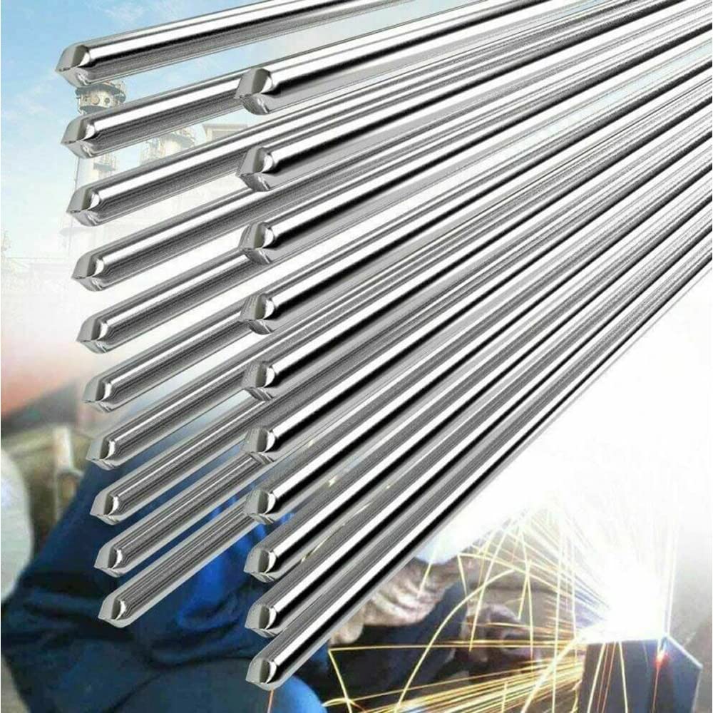 ZYWUOY 40Pcs Aluminium Welding Rods, Aluminium Welding Brazing Rods Fast Easy Soldering 33cm*1.6mm