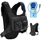 Criuage USA Original Patent Running Hydration Vest Backpack, Lightweight Chest Pack with 2.0L Water Bladder Bag Daypack for Hiking Running Cycling Race Marathon for Women Men
