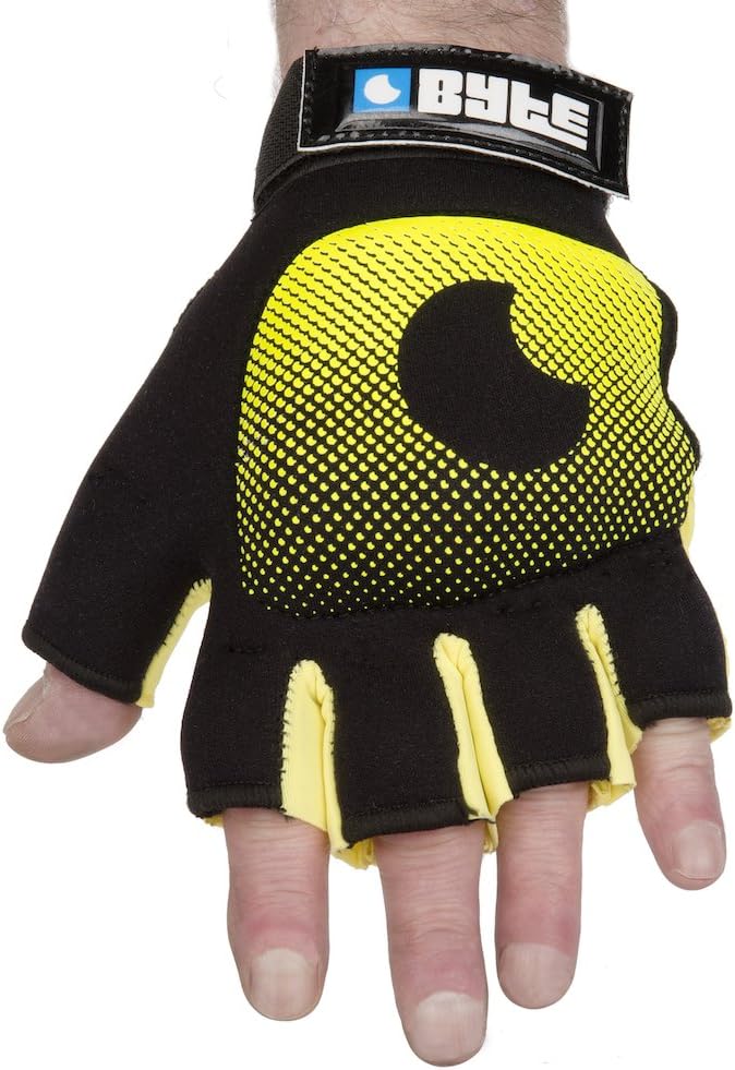 Byte Field Hockey Left Hand Knuckle Glove Fluo Yellow : Sports & Outdoors