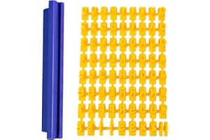 XTHROTSENK Clay Letter Stamps Alphabet Stamps Pottery Stamp for Clay Polymer Clays Tools Mini Alphabet Stamp Fondant Cookie Cake Impress Embosser Cutter Stamp DIY Making Tools (72 Characters)