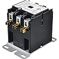 BOJACK 3 Poles FLA 40 Amp Coil 240 VAC Air Conditioner Condenser Compressor Contactor AC Definite Purpose Contactor