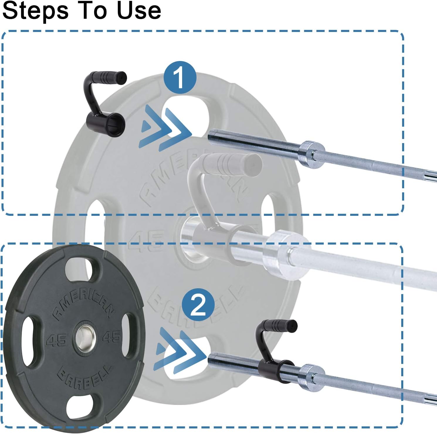 CXPZLLBNHH Single Arm Landmine Handle Attachment T Bar Row Landmine Attachment It Can Exercise Your Biceps Power Suitable for 2 inch Olympic Pole: Sports & Outdoors