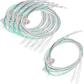 BQLZR Lyre Harp 16 Strings Replacement Nylon 24.41 to 31.5 Inch Multicolor Pack of 5