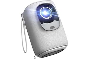 [Electric Focus & Auto Keystone] Mini Projector With WiFi And Bluetooth, ONOAYO GivingYou AY2Pro Portable Projector 550 ANSI, Ultra Low Noise & Lens Cap Dustproof, Outdoor Projector For Phone/Laptop