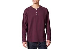 鶹 Essentials Mens Regular-Fit Long-Sleeve Henley Shirt (Available in Big & Tall)