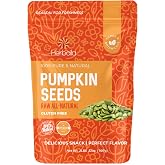 Herbaila Pumpkin Seeds Raw Unsalted, 2 lbs. Pepitas Raw Pumpkin Seeds Unsalted, Pumpkin Seed, Shelled Pumpkin Seeds, Unsalted. All Natural, Non-GMO, Shelled Raw Pepitas Pumpkin Seeds 32oz.