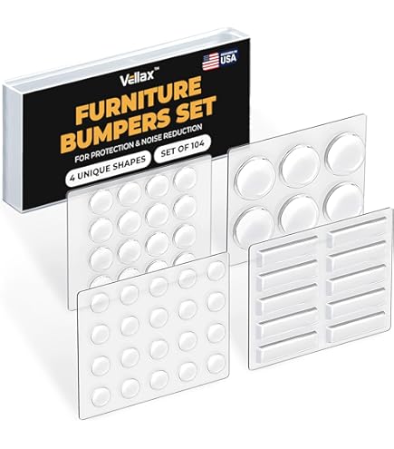 PATIKIL Zelfklevende rubberen bumperstrepen 6,35 x 1,02 cm, 40 stuks PATIKIL Zelfklevende rubberen bumperstrepen 6,35 x 1,02 cm, 40 stuks