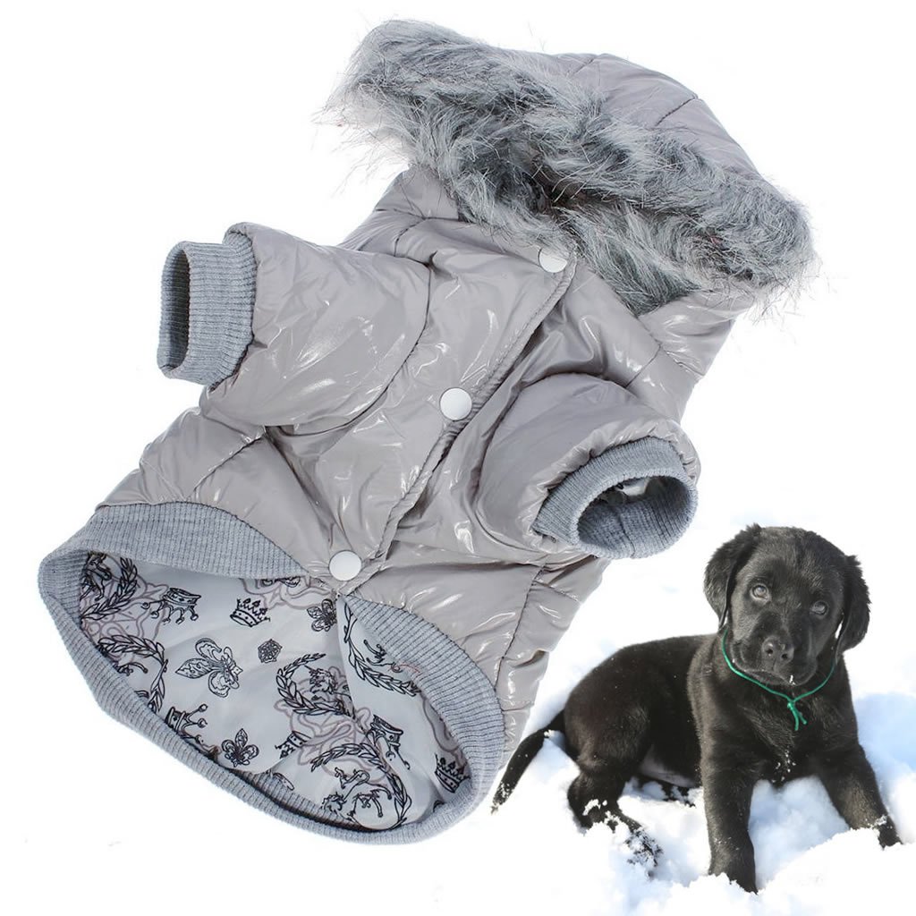 AStorePlus Dog Winter Coat Pet Hoodie Jackets Snowsuit