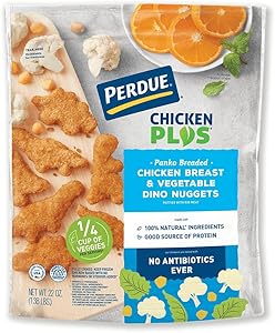 Perdue Chicken Plus Chicken Breast Vegetable Dino Nuggets 22 oz., 1.38 Lb