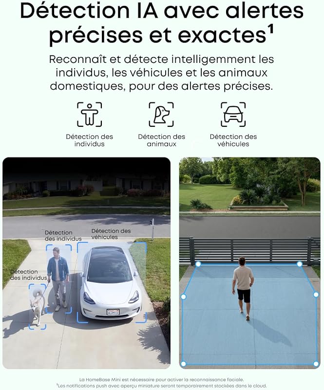 eufyCam C35 Caméra Surveillance WiFi extérieur sans Fil