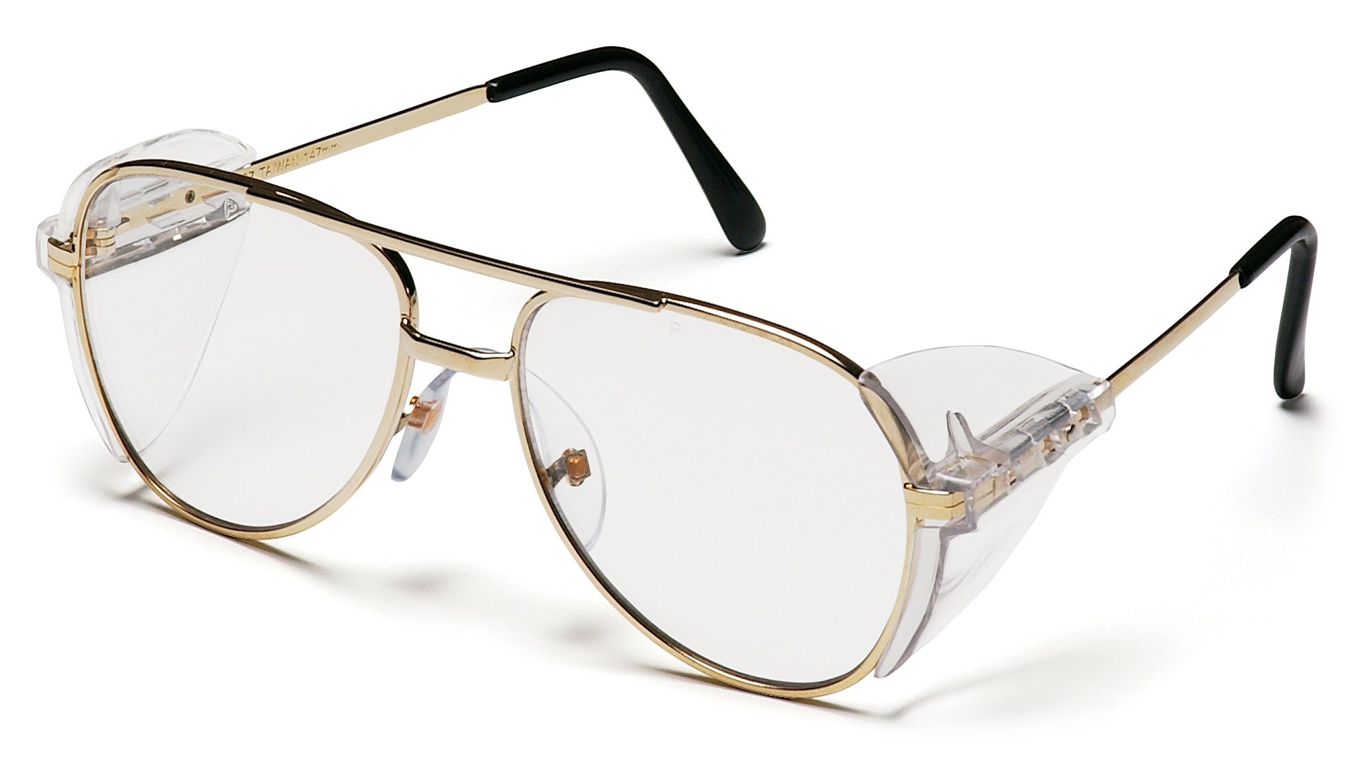 PYRAMEX Pathfinder Safety Eyewear Clear Lens With Gold Frame Safety