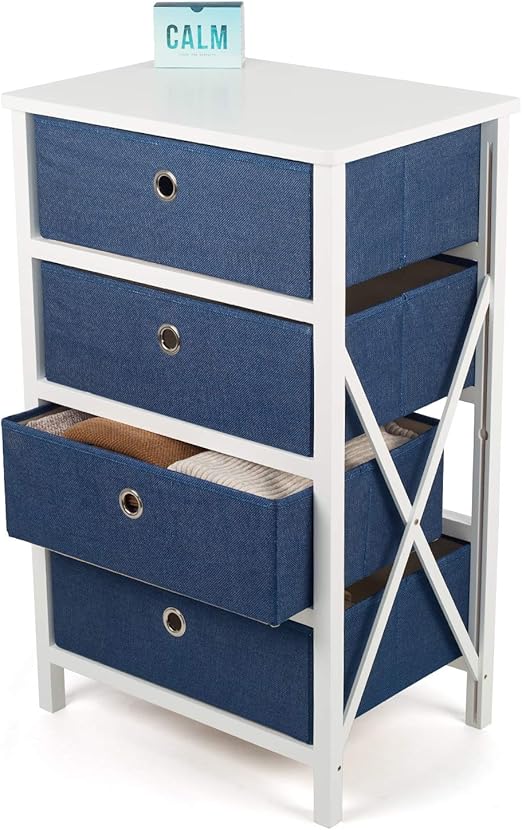 Roamwild Vertical 4 Drawers Large Storage Organizer Tower Easy