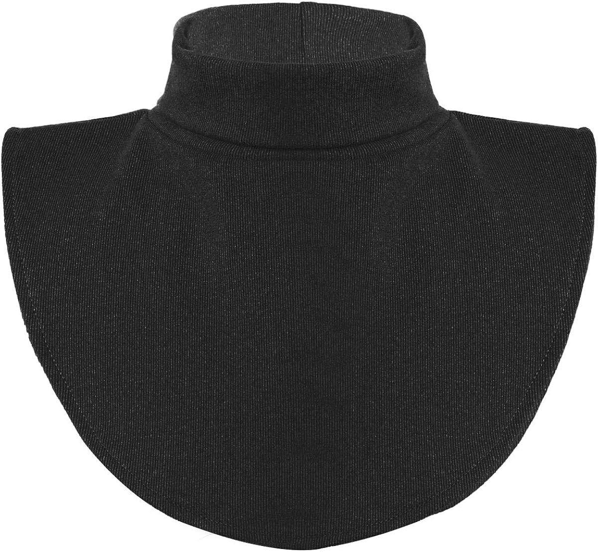 TiaoBug Womens Mens Fake Turtleneck Half Top Mock Neck False Detachable