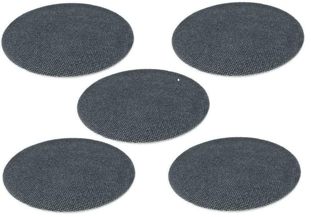 5 x Hook and Loop 225mm Mesh Sanding Discs 150 Grit Palm Sander Orbital Pads