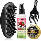 Wave Pomade Twist Sponge Brush Twist Styler Comb for Black Men - Washable Afro Curl Sponge Racket for Barbers & Daily Use, Id