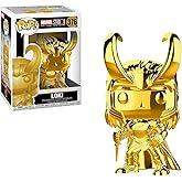 Funko Pop Marvel: Marvel Studios 10 - Loki (Gold Chrome) Collectible Figure, Multicolor
