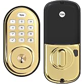 Yale Security Assure Lock - Keypad Door Lock in Brass