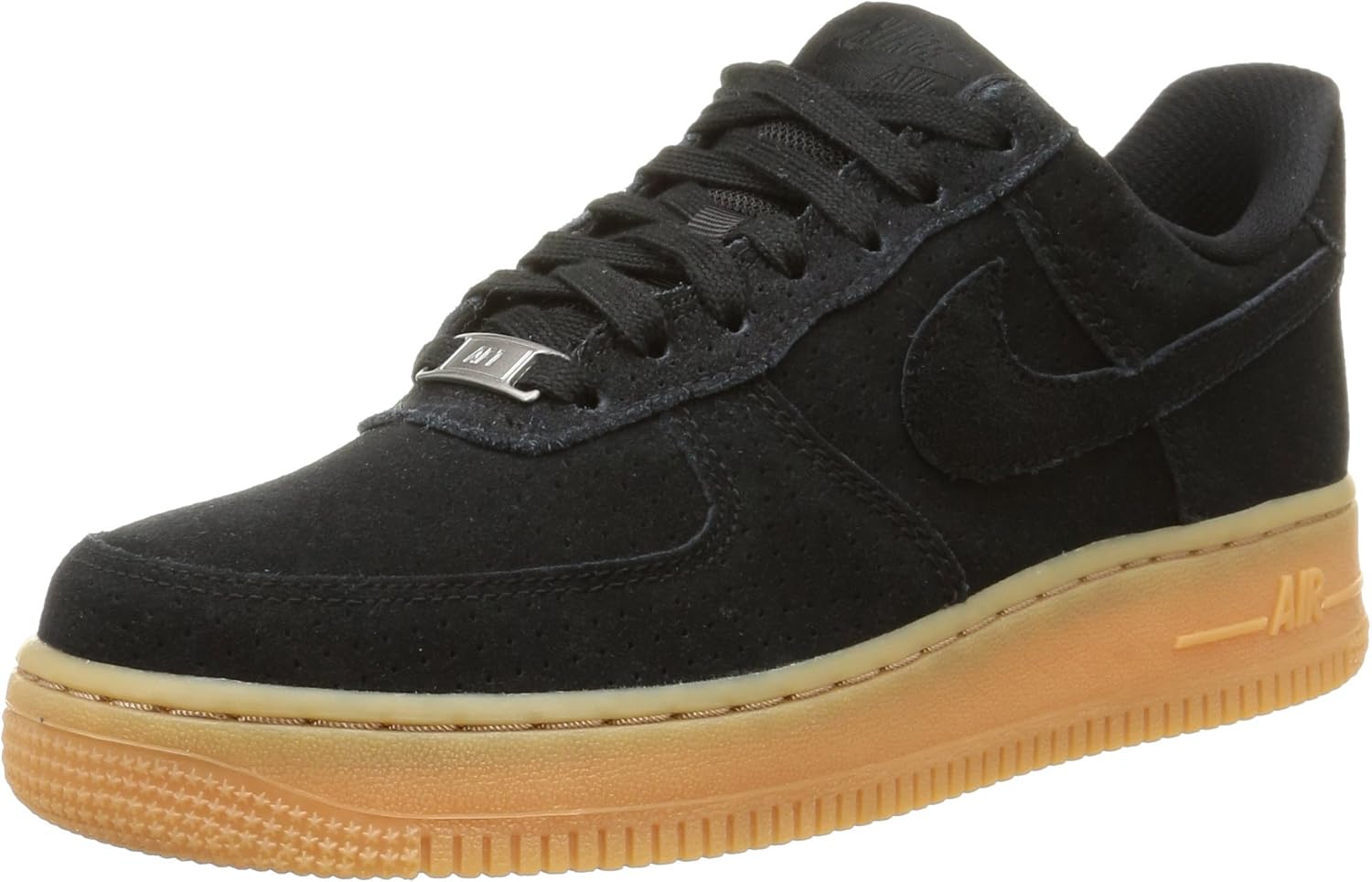black suede nike air force 1 womens