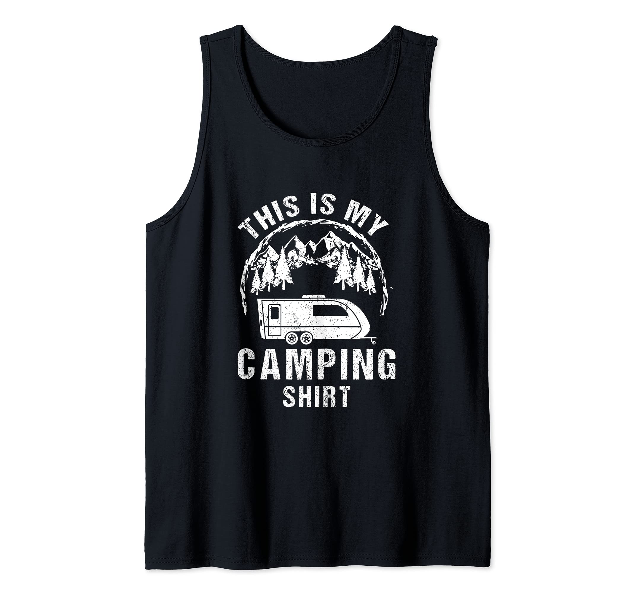 This is My Camping Design Camping Trailer Motorhome Tank Top