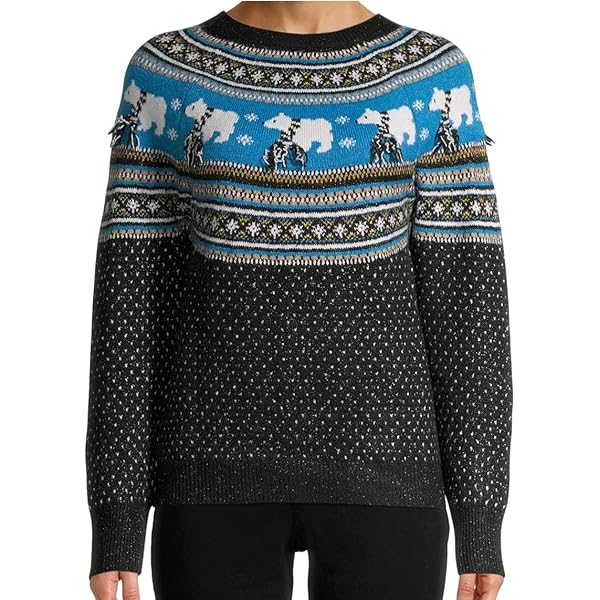 Rock Musical Christmas Jumper Heavy Metal Christmas Sweater Black