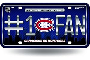 NHL #1 Fan Metal Auto Tag