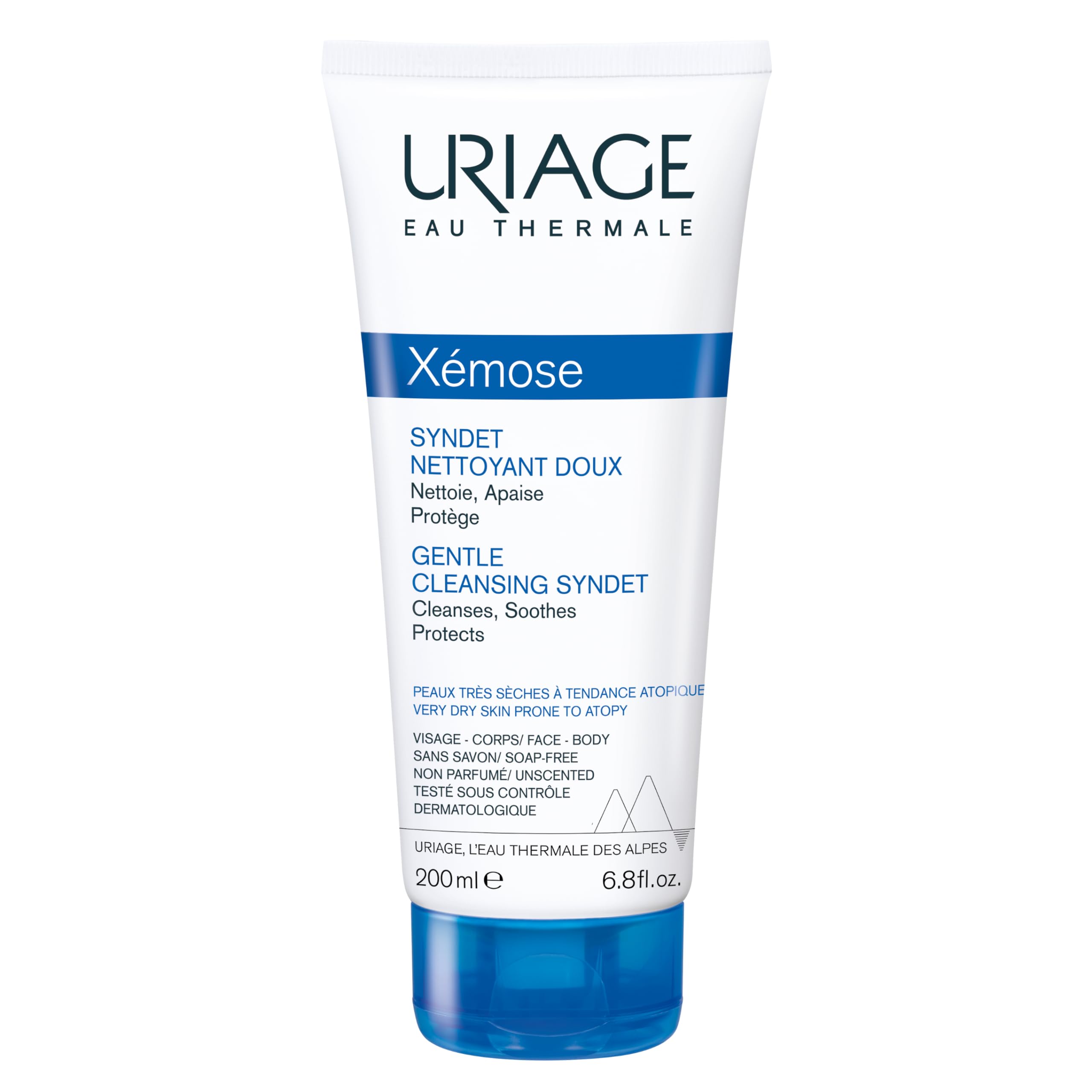 Uriage Xemose Sydnet Cleanses Soothes Protects Gentle Cleansing Gel, 2