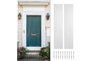 uxcell 2pcs Door Kick Plate, 6 x 30 Inches Anodized Aluminum Kick Plate Door Plate, 1.5mm (1/16 Inch) Thickness, for Exterior