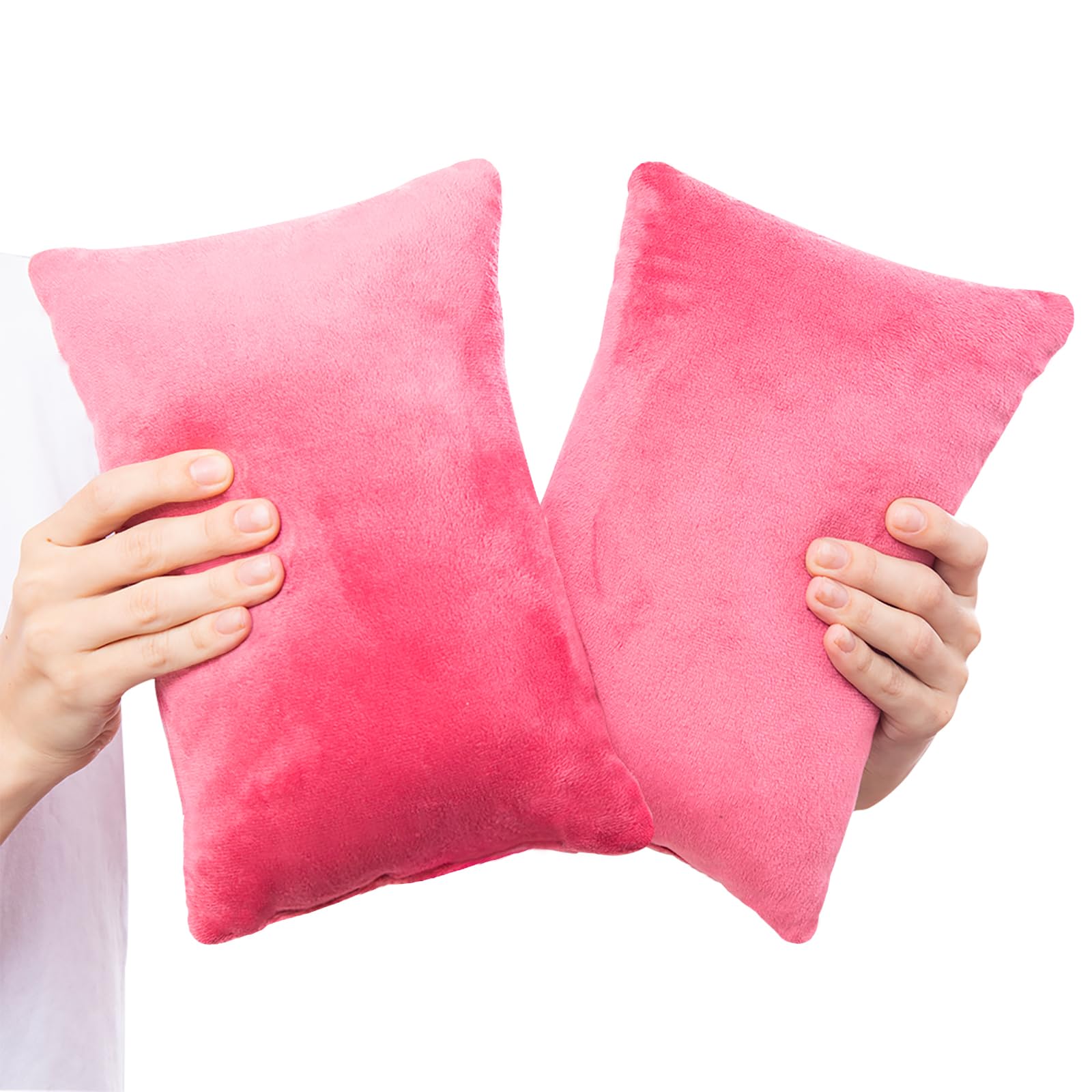 Photo 1 of 1 MIDDLE ONE 2 Pack Small Pillow, Memory Foam Mini Pillow 11 X 7 Inches for Travel, Sleeping, Nap and Neck, Knee, Lumbar Support, Tiny Pillow Cushion for Pet, Dogs (Red)