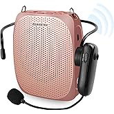 ZOWEETEK Wireless Voice Amplifier for Teachers with 2 Microphone, Original Voice Amplifier Wireless Microphone, Portable Speaker megaphone for Classroom, Training, Meeting, Instructors, Coaches, Games