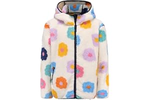FUNNYPAJA Boys Girls Soft Fleece Sherpa Full-zip Jacket