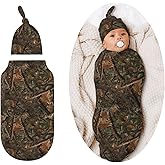 Camo Swaddle Blankets Newborn Receiving Blanket Baby Swaddle Wrap Soft Sleeping Sack for Baby Girls Boys