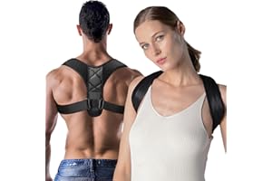 zdzdzg Posture Corrector for Women and Men, Back Straightener Posture Brace Corrector, Upper Back Brace Adjustable Posture Corrector, Corrector de Postura para Hombre Mujer